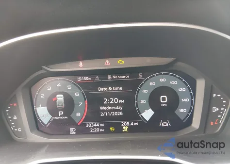 2022 Audi Q3 Premium 45 Tfsi S Line Quattro Tiptronic z USA, uszkodzony, nr VIN WA1DECF36N1119978